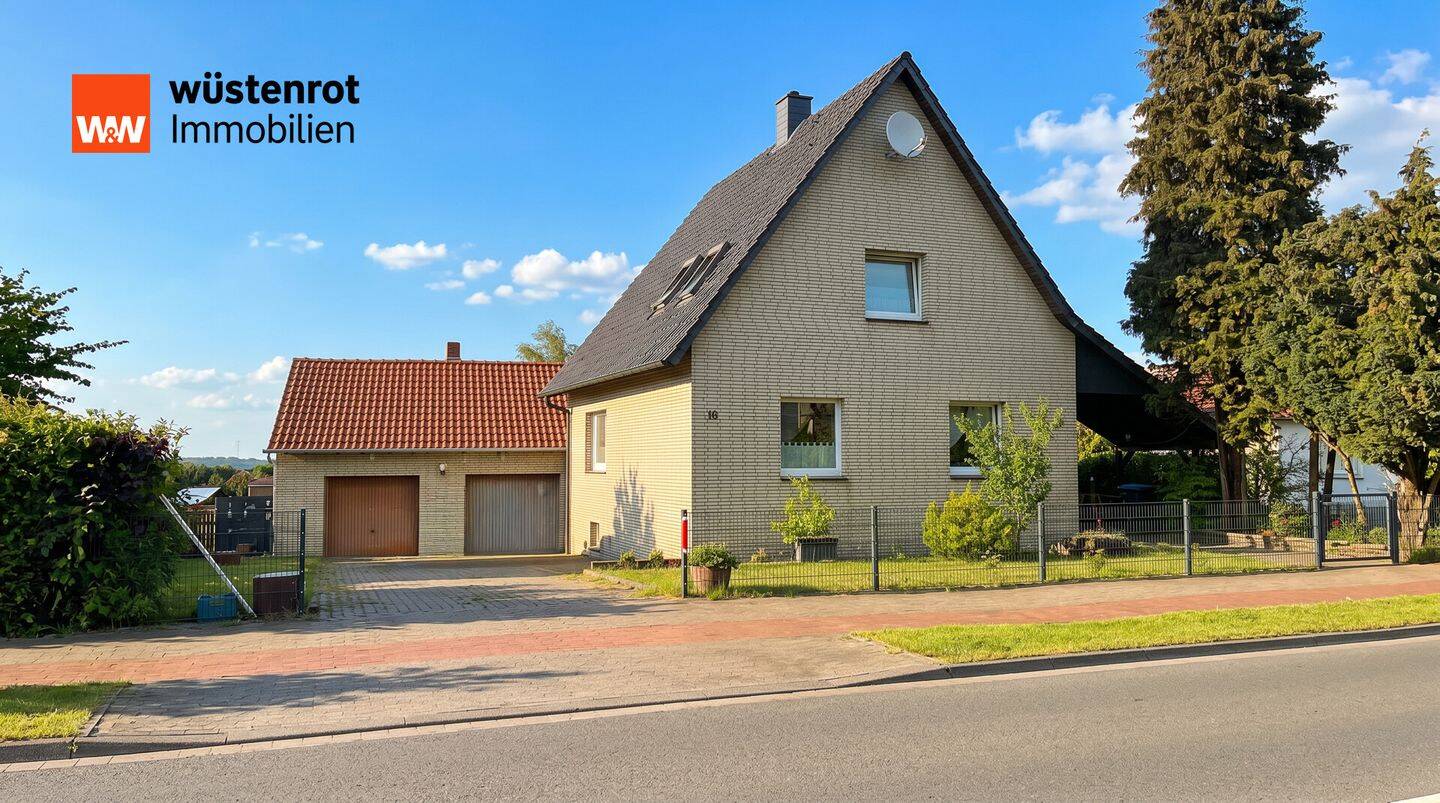 Modernisiertes Einfamilienhaus mit Doppelgarage in Lübbecke, 32312 Lübbecke