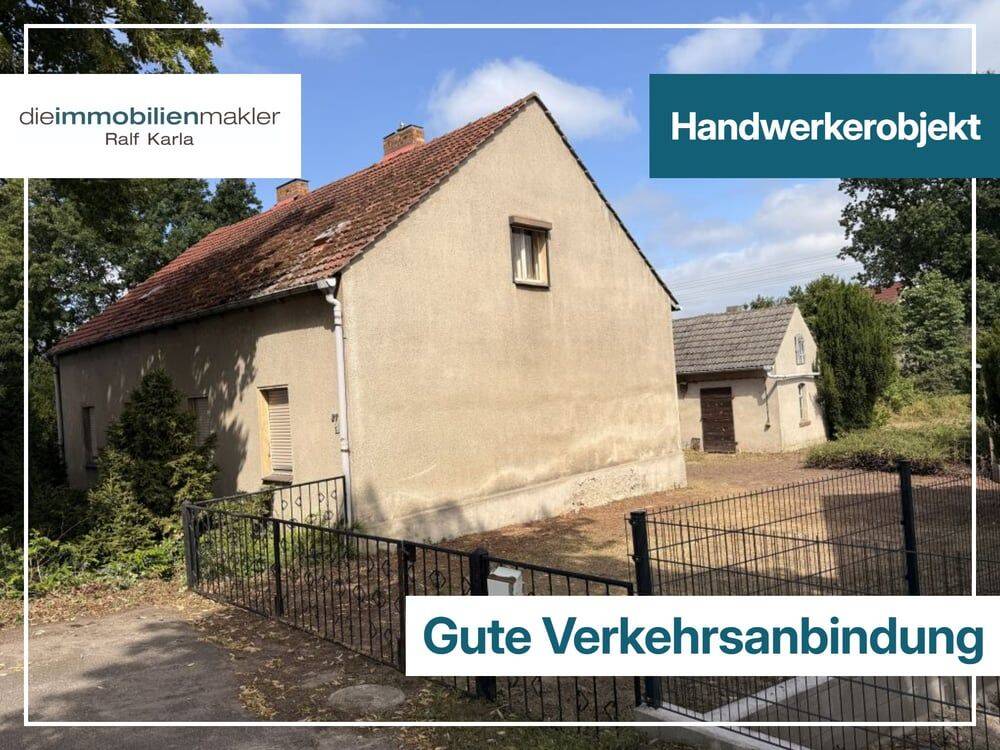 Für Liebhaber historischer Bauernhäuser – sanierungsbedürftiges Anwesen mit originalem Charme, 15926 Luckau