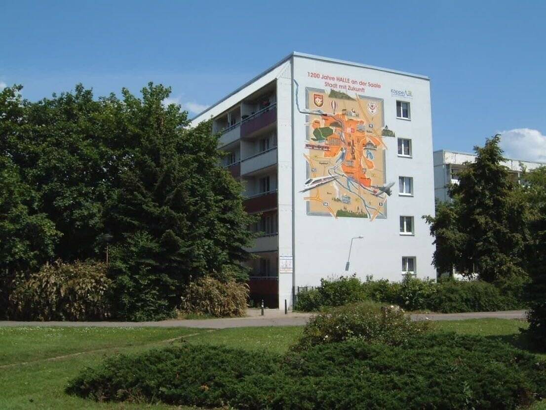 Kleine 2 Zimmer Wohnung, Balkon, Einbauküche, 6122 Halle (Saale) (Nietleben Nördliche Neustadt Saaleaue)
