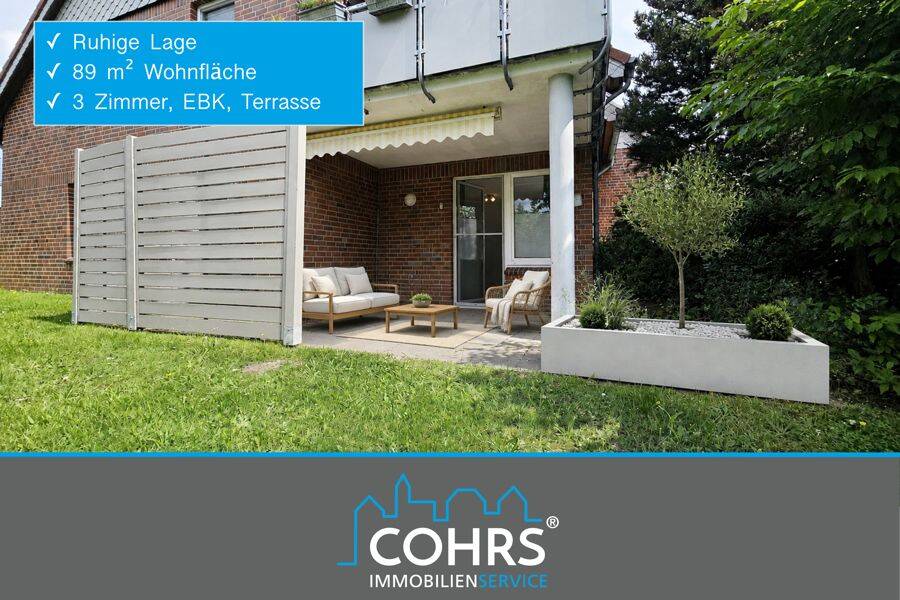 Traumhafte Erdgeschoss-Wohnung mit Vinyl, EBK + Terrasse, 29683 Bad Fallingbostel