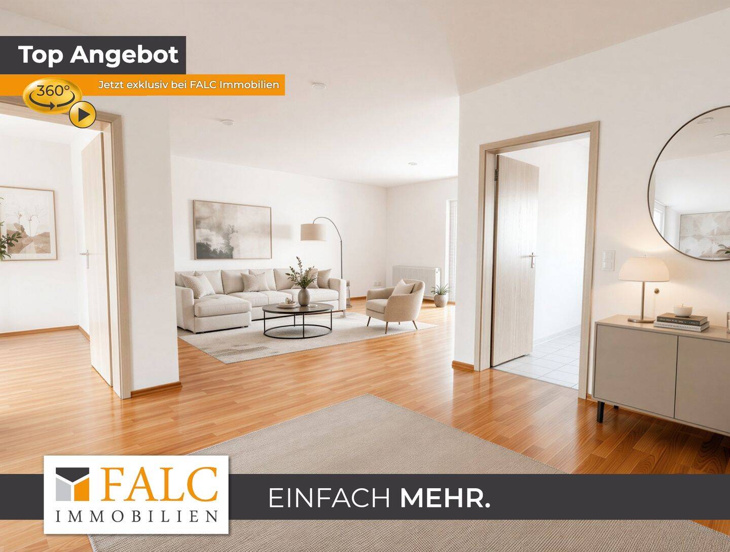 Wohnen mit Weitblick: 3 Zimmer, Balkon, 2 Stellplätze & Blick ins Grüne, 63486 Bruchköbel