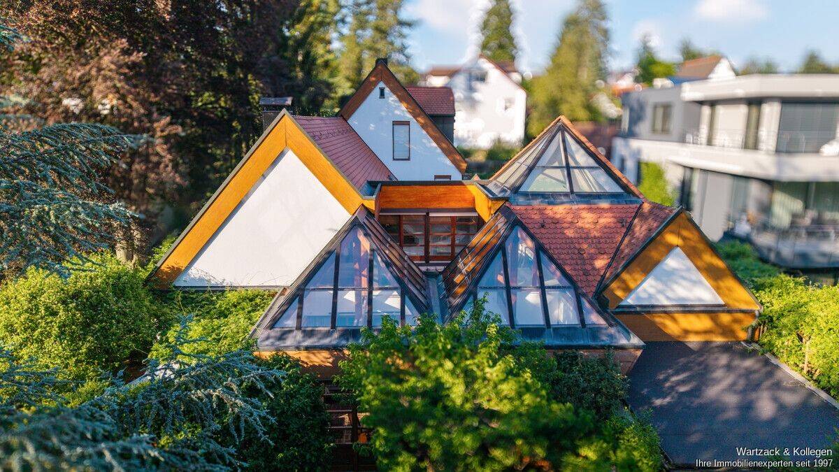 Juwel mit Blick in den Rednitzgrund: Architektenhaus der Extraklasse in Nürnberg-Eibach, 90451 Nürnberg (Eibach Hafen Maiach Reichelsdorf Röthenbach bei Schweinau)