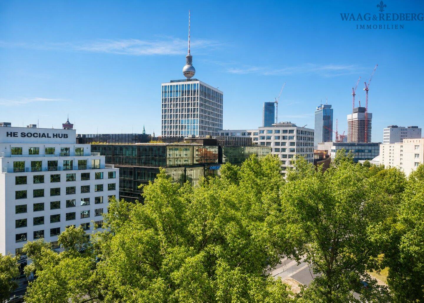 Panorama-Wohnen mit beeindruckendem Blick auf den Berliner Fernsehturm, 10179 Berlin (Mitte)