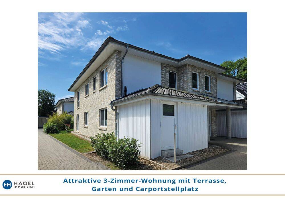 Attraktive 3-Zimmer-Wohnung in Holm-Seppensen mit Terrasse, Garten und Carportstellplatz., 21244 Buchholz in der Nordheide