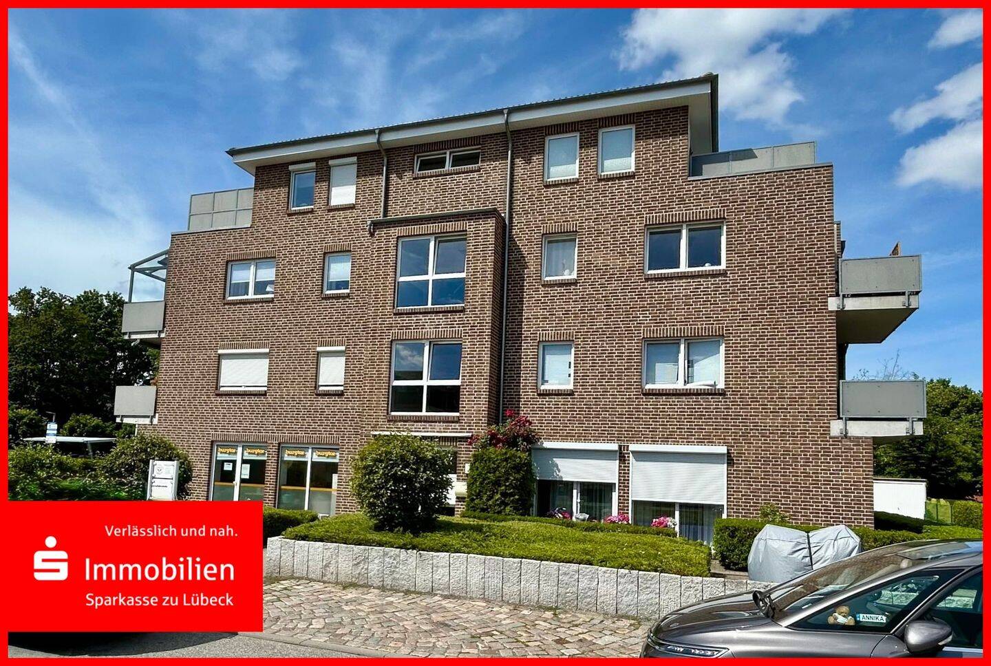 Neuwertige Eigentumswohnung mit 3 Zimmern und großem Balkon, 23558 Lübeck (Buntekuh Sankt Lorenz Nord Sankt Lorenz Süd)
