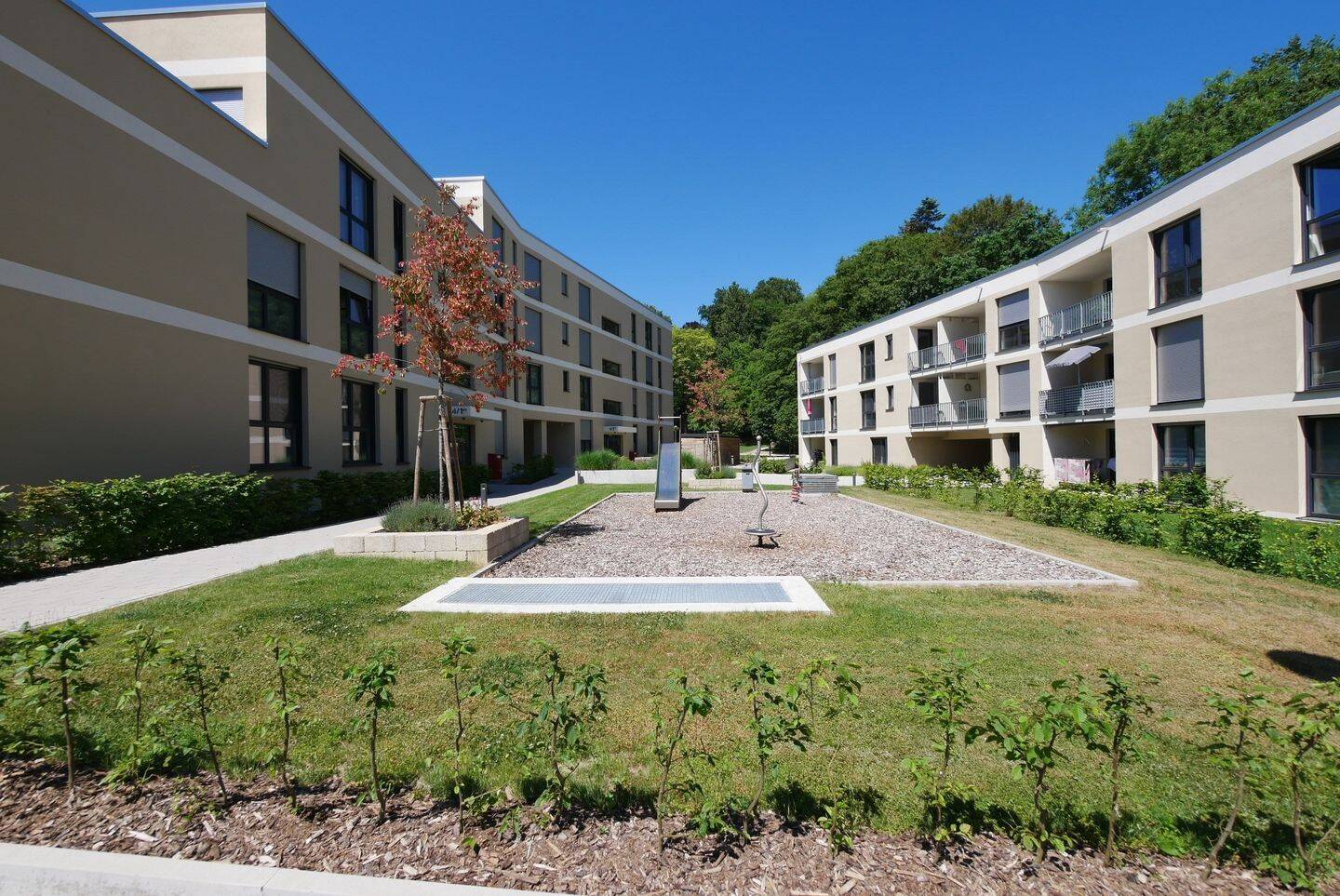 Neuwertige und barrierefreie 4-Zimmer-Wohnung mit Terrasse, Garten in zentraler Lage von Aulendorf, 88326 Aulendorf