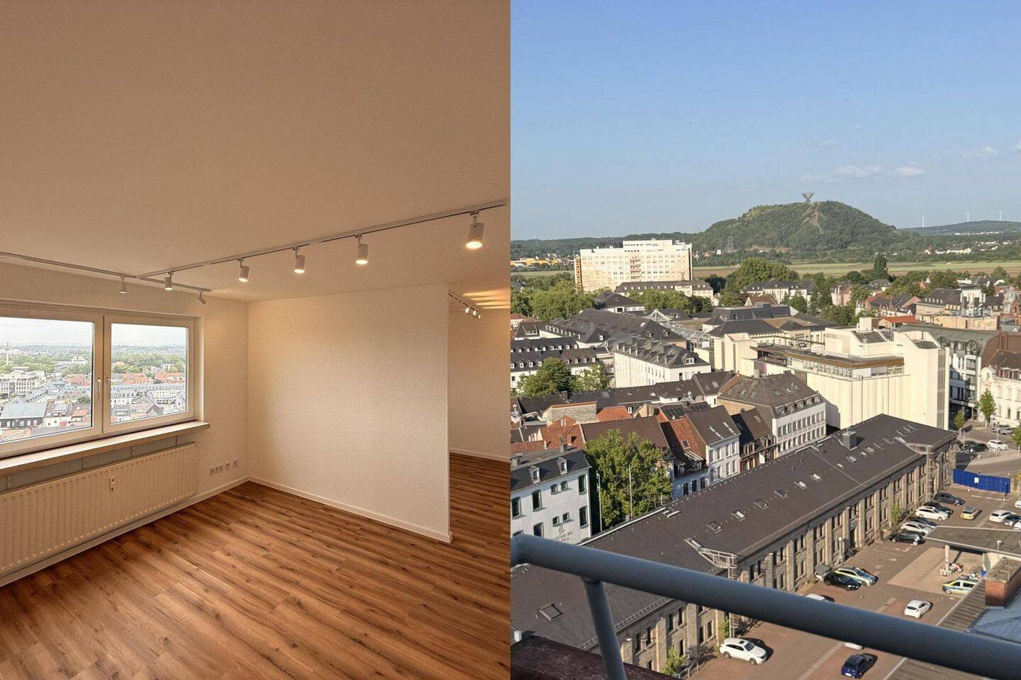 Erstbezug nach Renovierung – Moderne 3-Zimmer-Wohnung mit Balkon und traumhaftem Ausblick Saarlouis
