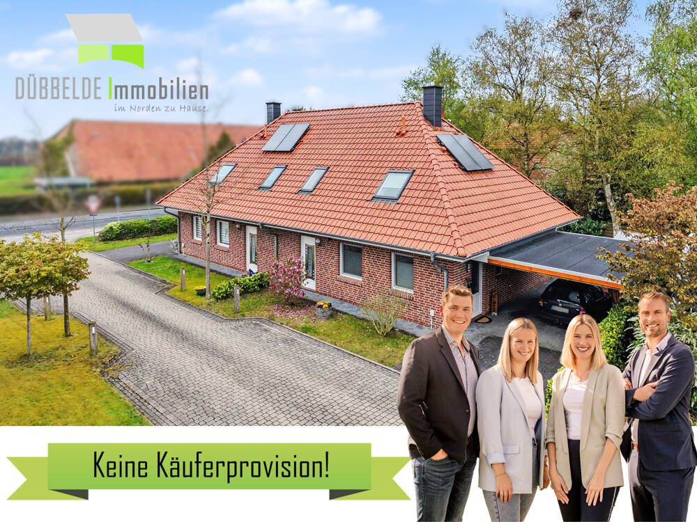 Apen / Vreschen-Bokel – Sicher vermietet, modern gebaut: Doppelhaus als Investmentchance, 26689 Apen