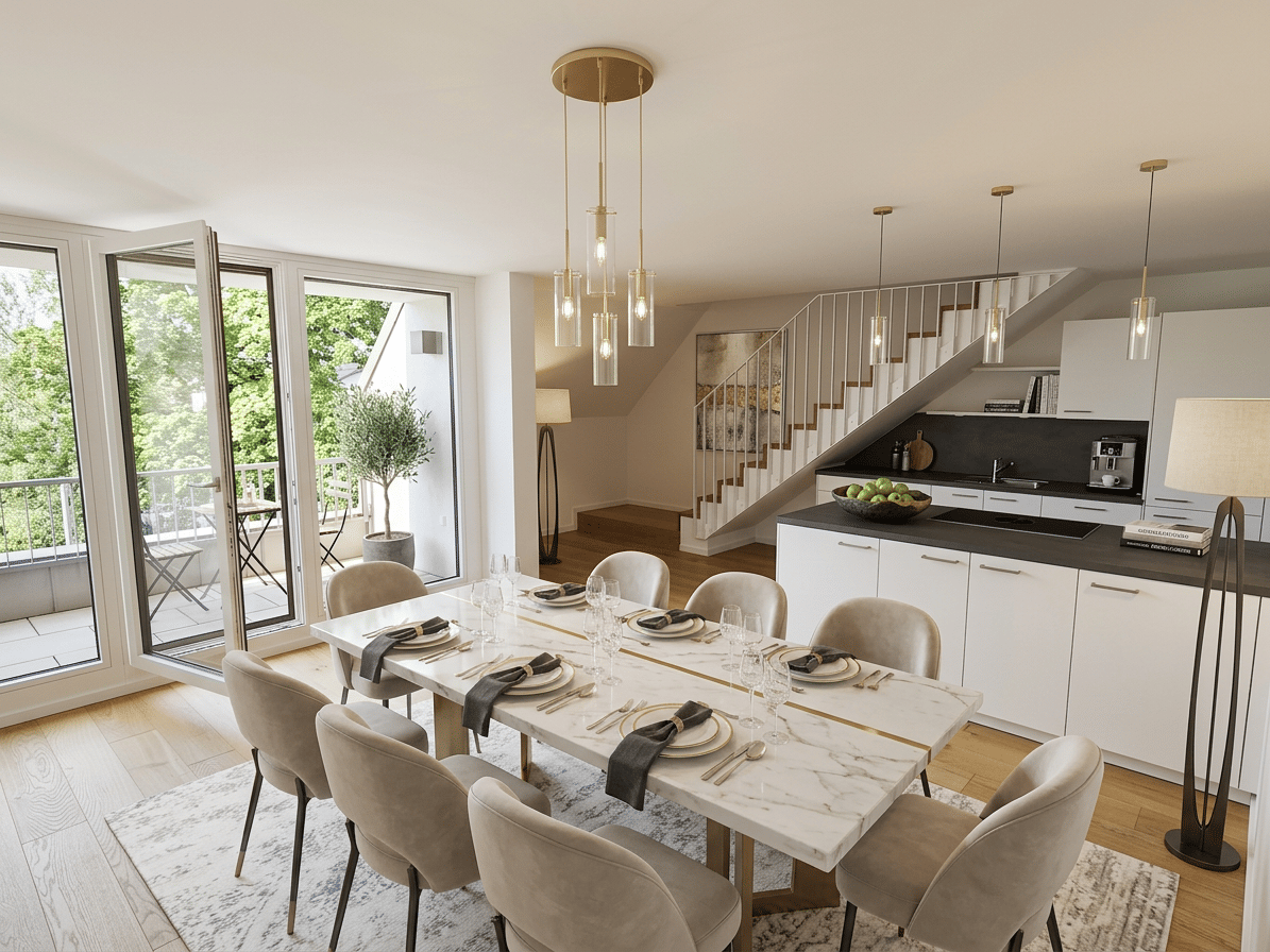 Modernes Wohnen in Laim – elegante 4-Zimmer-Wohnung mit Wohlfühlcharakter auf 2 Ebenen, 80689 München (Hadern Laim Pasing-Obermenzing)
