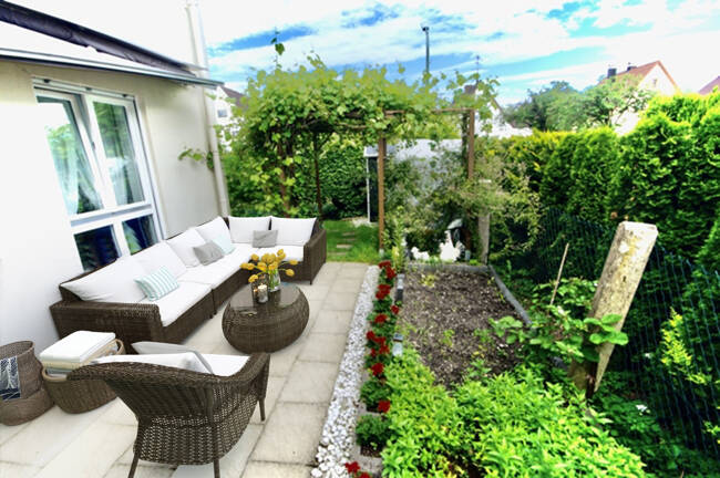 Lichtdurchflutete Garten-Maisonettewohnung in ruhiger Lage – Wohnen in einer kleinen Wohnanlage!, 80935 München (Feldmoching-Hasenbergl Milbertshofen-Am Hart)
