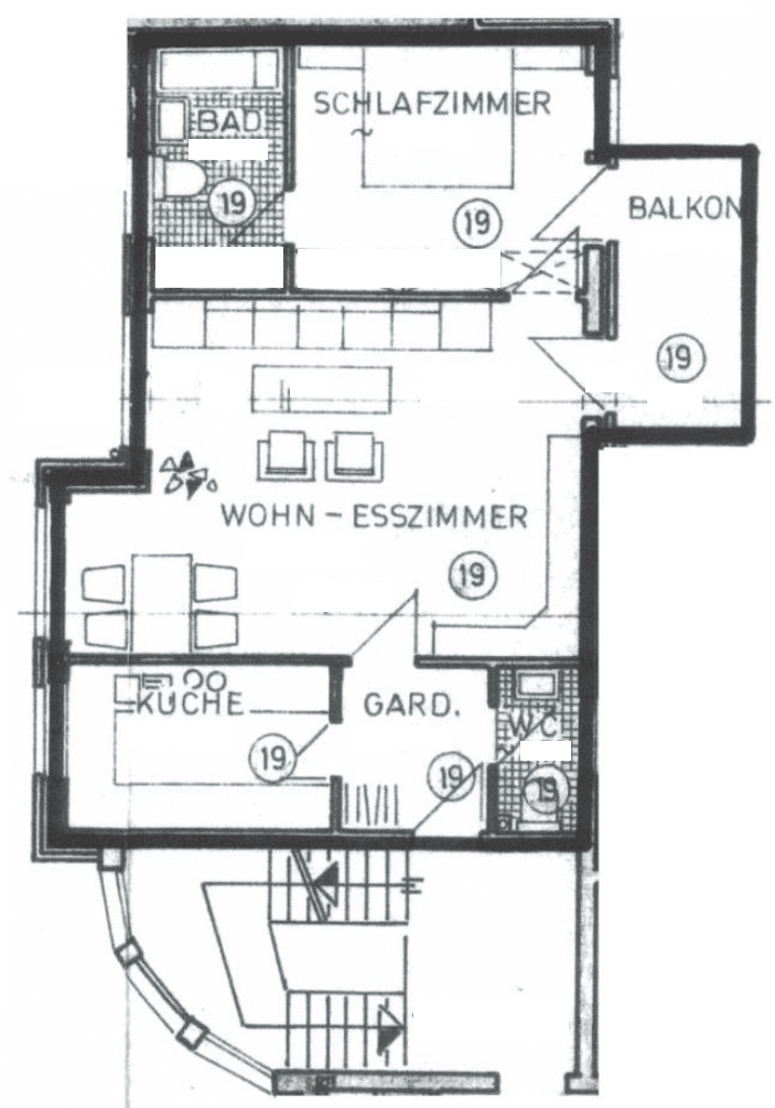 2-Zi-Mietwohnung Uni-Nähe | Renov. Küche, Balkon, Parkplatz, 33615 Bielefeld (Gellershagen Innenstadt)
