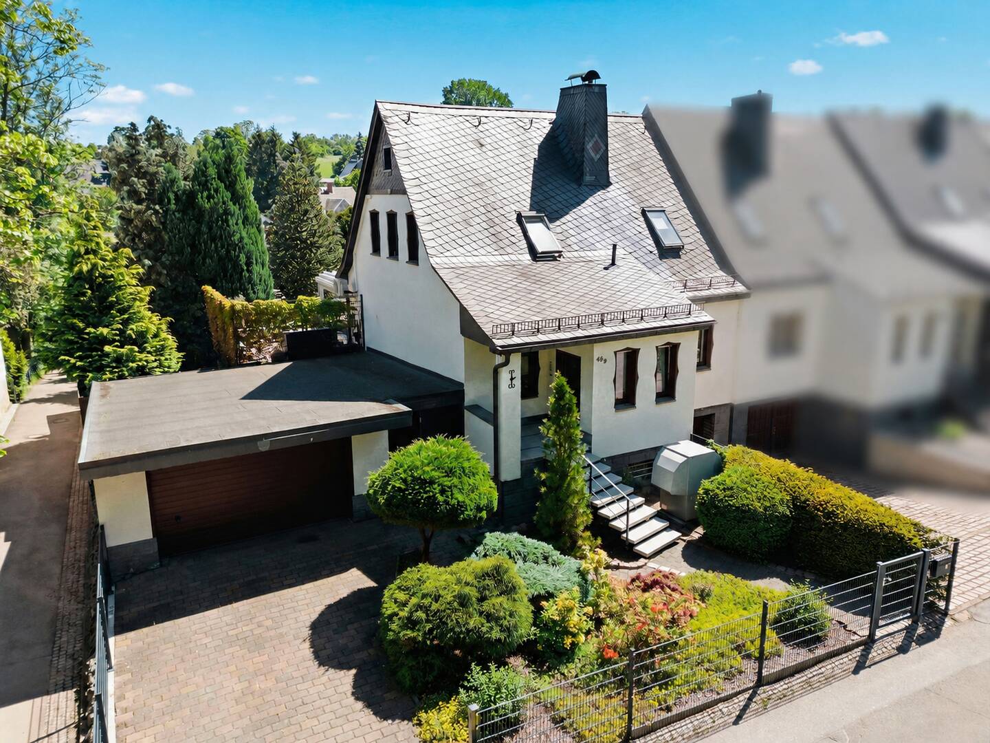 Modernisiertes Reihenendhaus mit Wärmepumpe, Wellnessbereich, Pool und Doppelgarage in Chemnitz-Ebersdorf, 9131 Chemnitz (Ebersdorf Hilbersdorf)