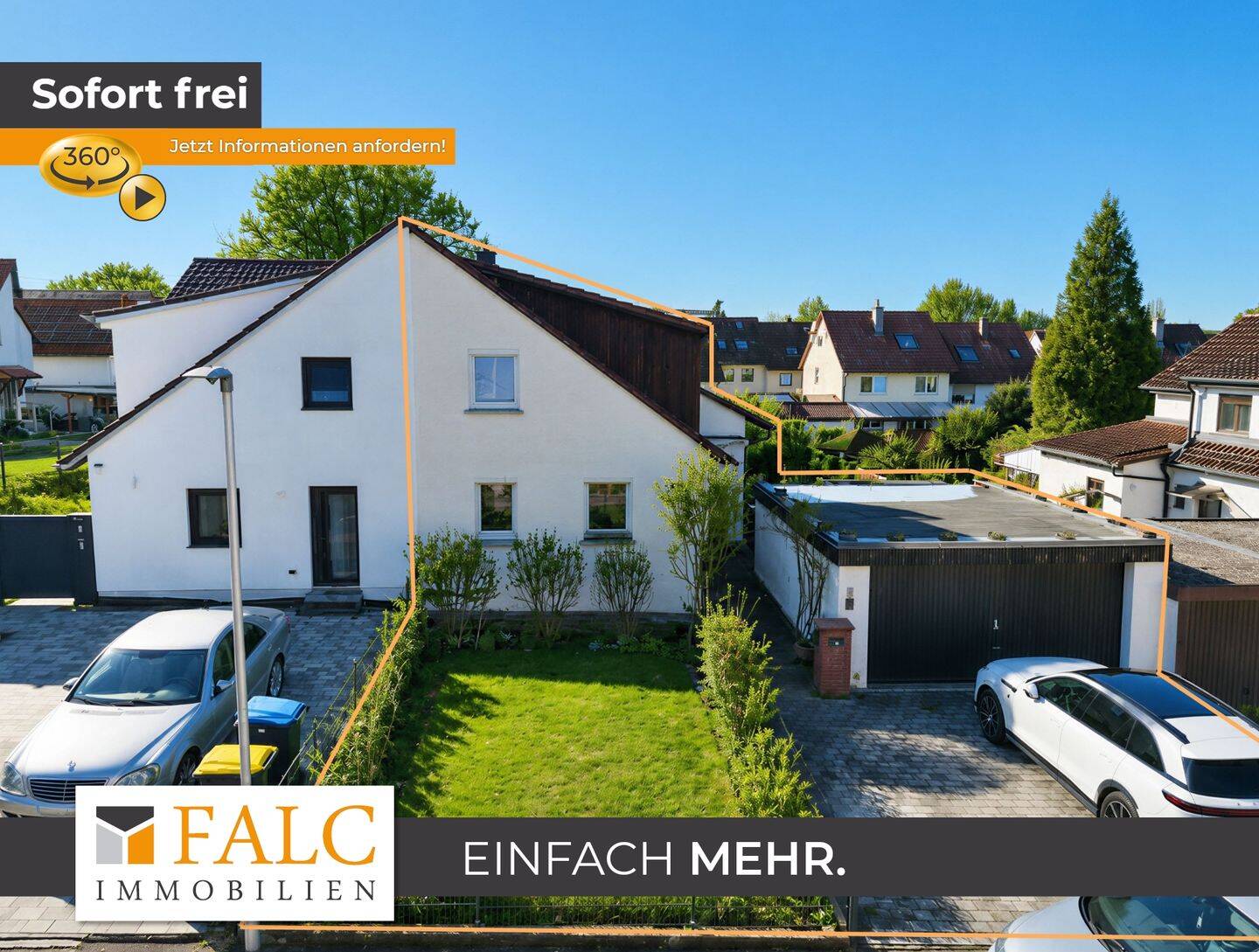 Renovierungsbedürftige Doppelhaushälfte inkl. großem Garten – FALC Immobilien Heilbronn, 74081 Heilbronn (Horkheim Klingenberg Sontheim)