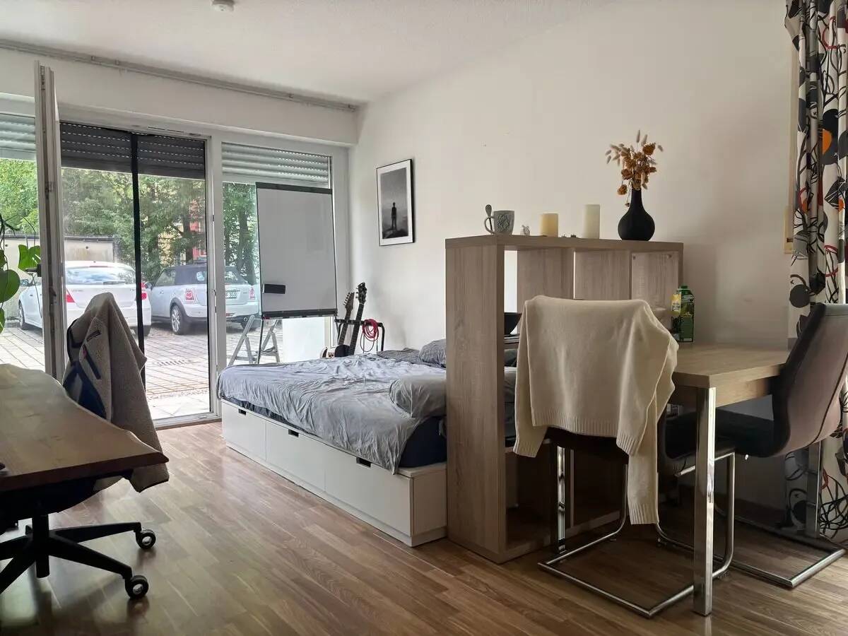 Modernes 1-Zimmer Studentenapartment mit Terrasse, 91058 Erlangen (Bruck Eltersdorf Erlangen-Süd Sebaldussiedlung Tennenlohe)