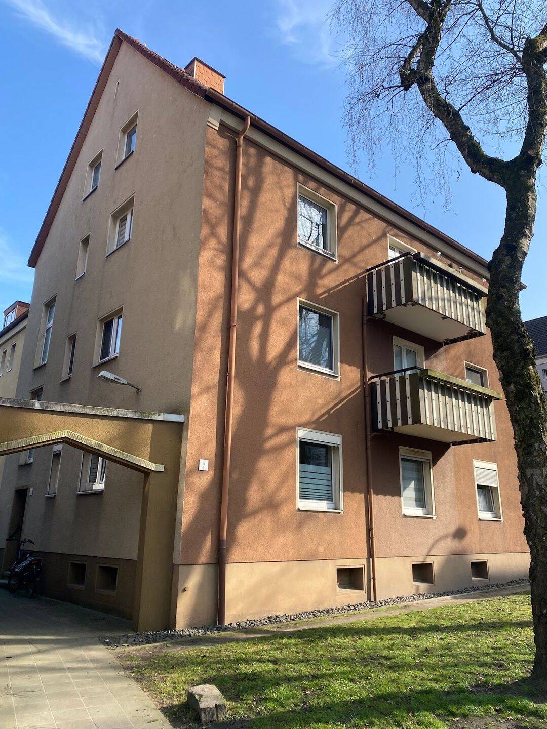 Klein und gemütlich: Ruhige 1,5 Raum Wohnung in grüner Umgebung, 44649 Herne (Baukau-West Crange Röhlinghausen Wanne)