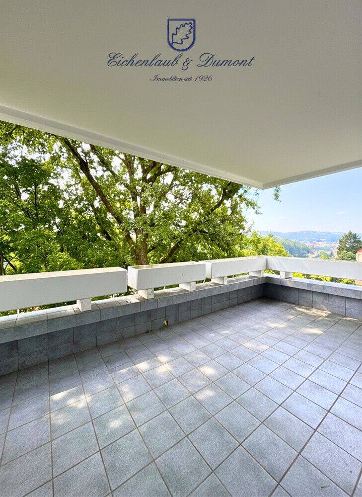 Luxuriös sanierte 3-ZKB mit EBK, 2 Balkonen + Garage mit Panoramablick, 66119 Saarbrücken