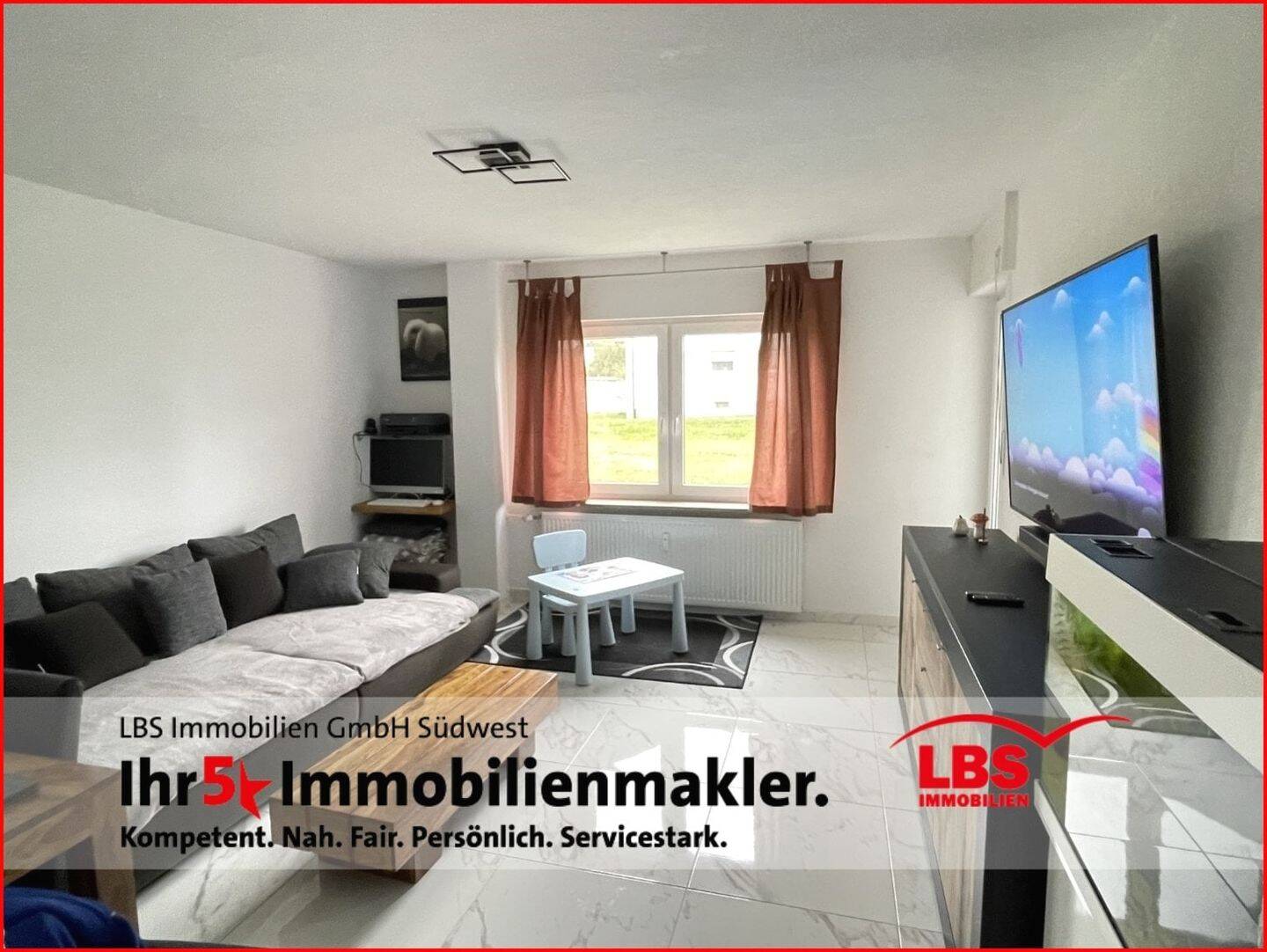 Kernsanierte 3-Zimmer-Wohnung im Erdgeschoss mit EBK + Garage, 72510 Stetten am kalten Markt