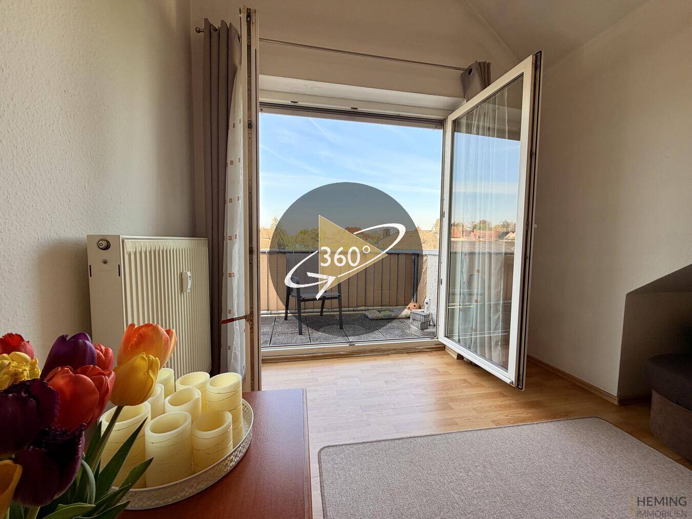HEMING-IMMOBILIEN – Attraktive 2-ZKB mit Balkon & Stellplatz – ruhige Lage nah am Bahnhof Wörrstadt, 55286 Wörrstadt
