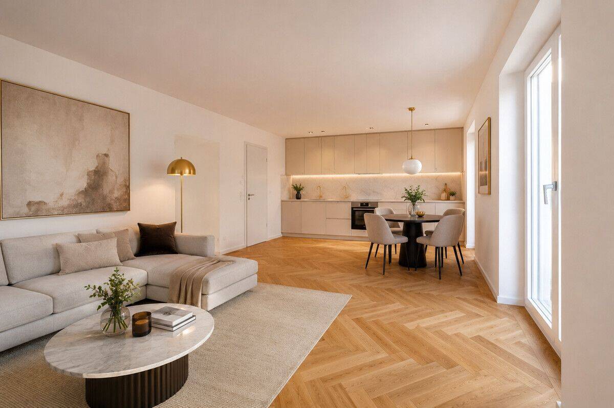 Licht. Raum. Qualität. – Exklusive Neubauwohnung mit Terrasse