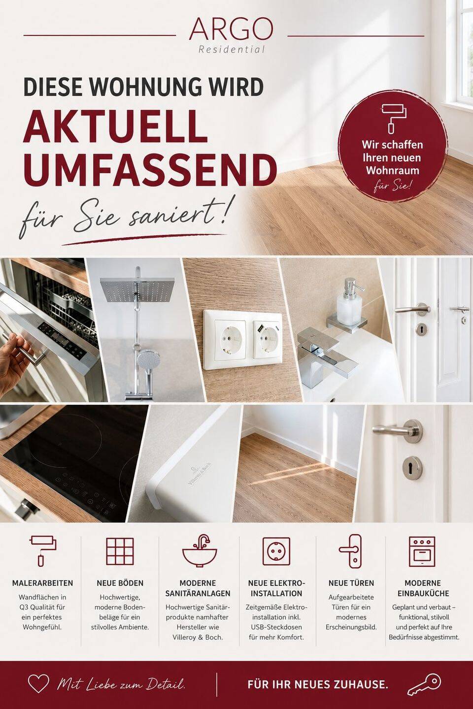 Modernisiert & inklusive neuer Einbauküche!, 4177 Leipzig (Altlindenau Lindenau)
