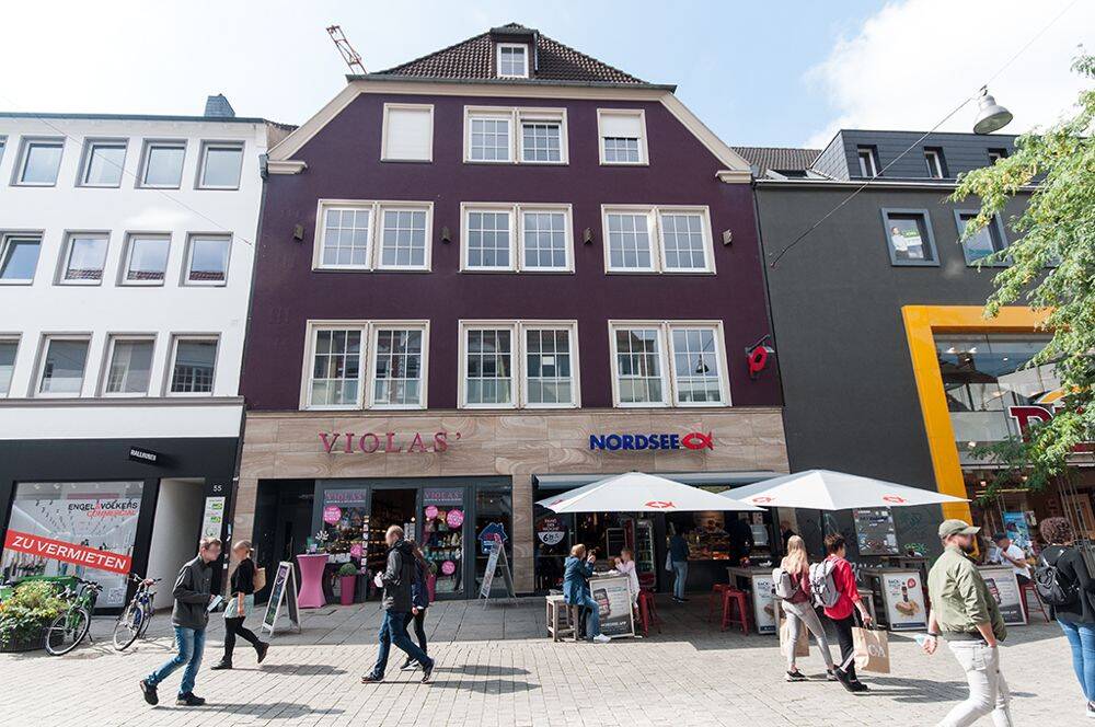 2-Zimmer-Wohnung in der Fußgängerzone, 49074 Osnabrück (Gartlage Innenstadt)
