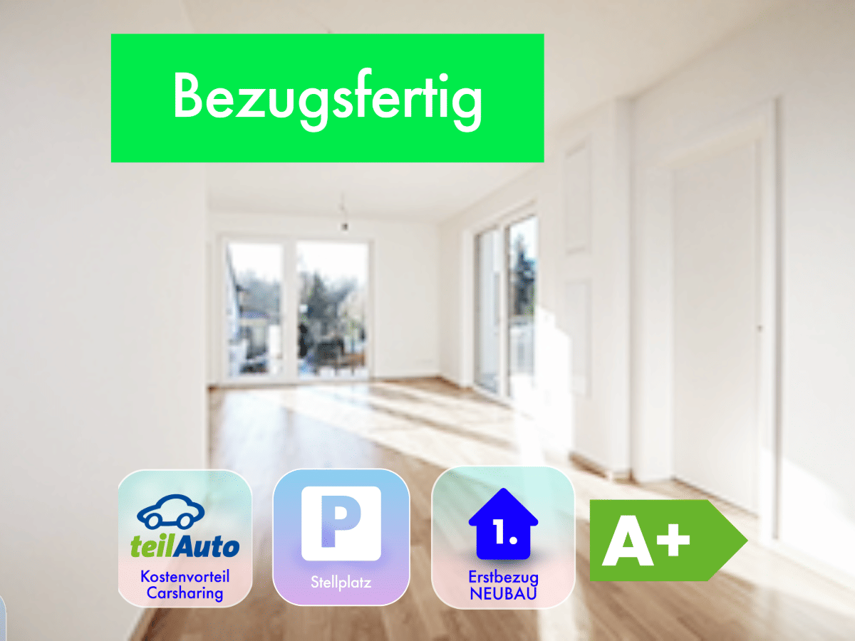 *** BESTE LAGE am SEE * 2 Zimmer * NEUBAU * Balkon * A+ * 05/2026 ***, 4416 Markkleeberg
