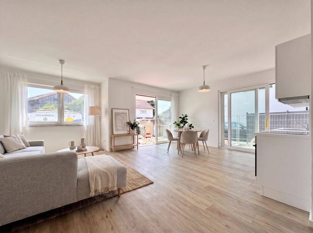 +++ Erstbezug: Moderne 3-Zimmer-Wohnung mit Terrasse u. Garten +++, 64646 Heppenheim (Bergstraße)