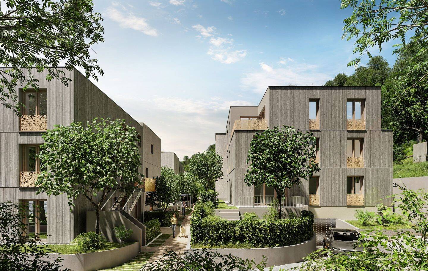 2-Zimmer-Neubauwohnung am Neckar