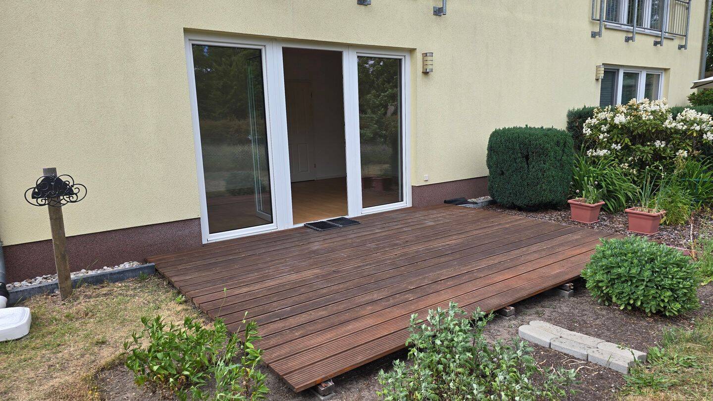 Zentral, Barrierefrei & Sonnig: Moderne 2-Zimmer-EG-Wohnung mit Terrasse in Woltersdorf, 15569 Woltersdorf