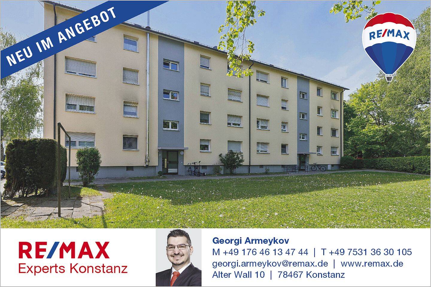 Top-Lage in Friedrichshafen: Gepflegte 3,5-Zimmer-Wohnung mit Blick ins Grüne, 88046 Friedrichshafen