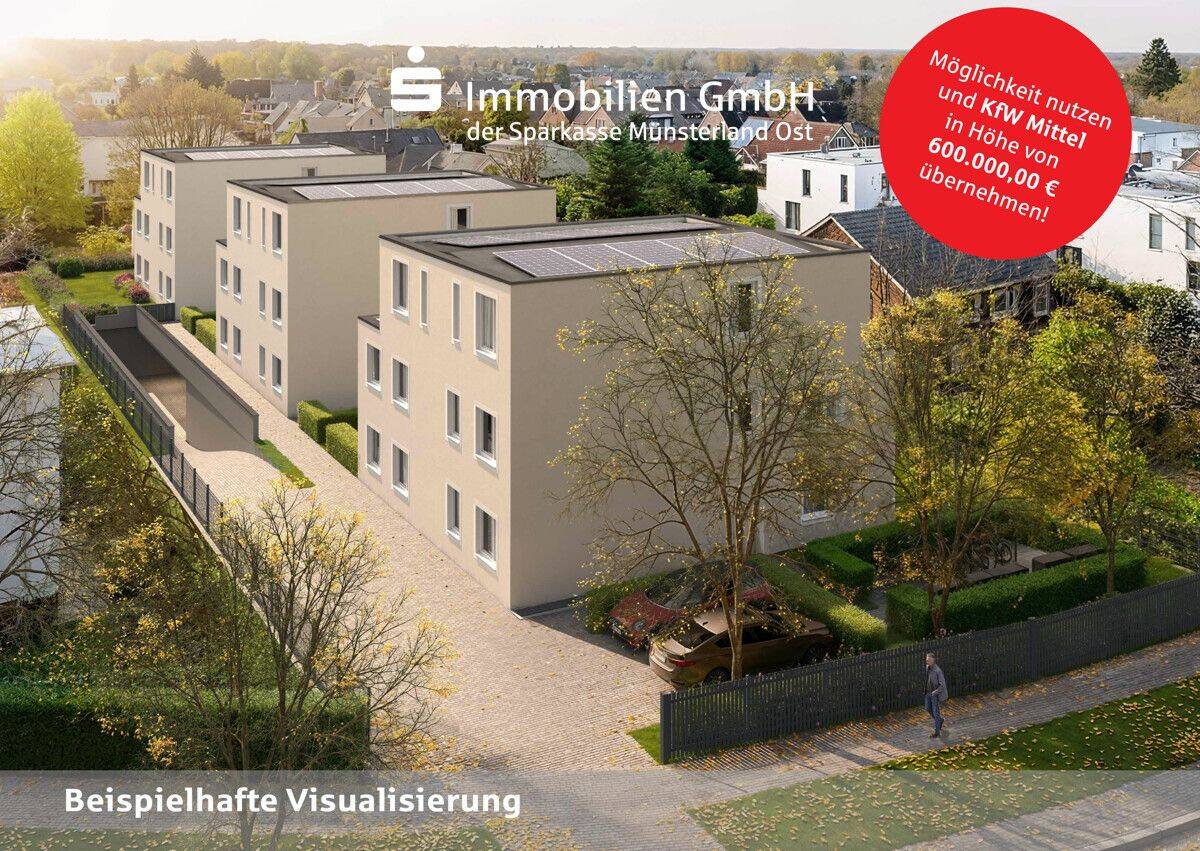 Neubau Mehrfamilienhaus in Münster-Roxel!, 48161 Münster (Gievenbeck Nienberge Roxel Sentrup Sprakel)