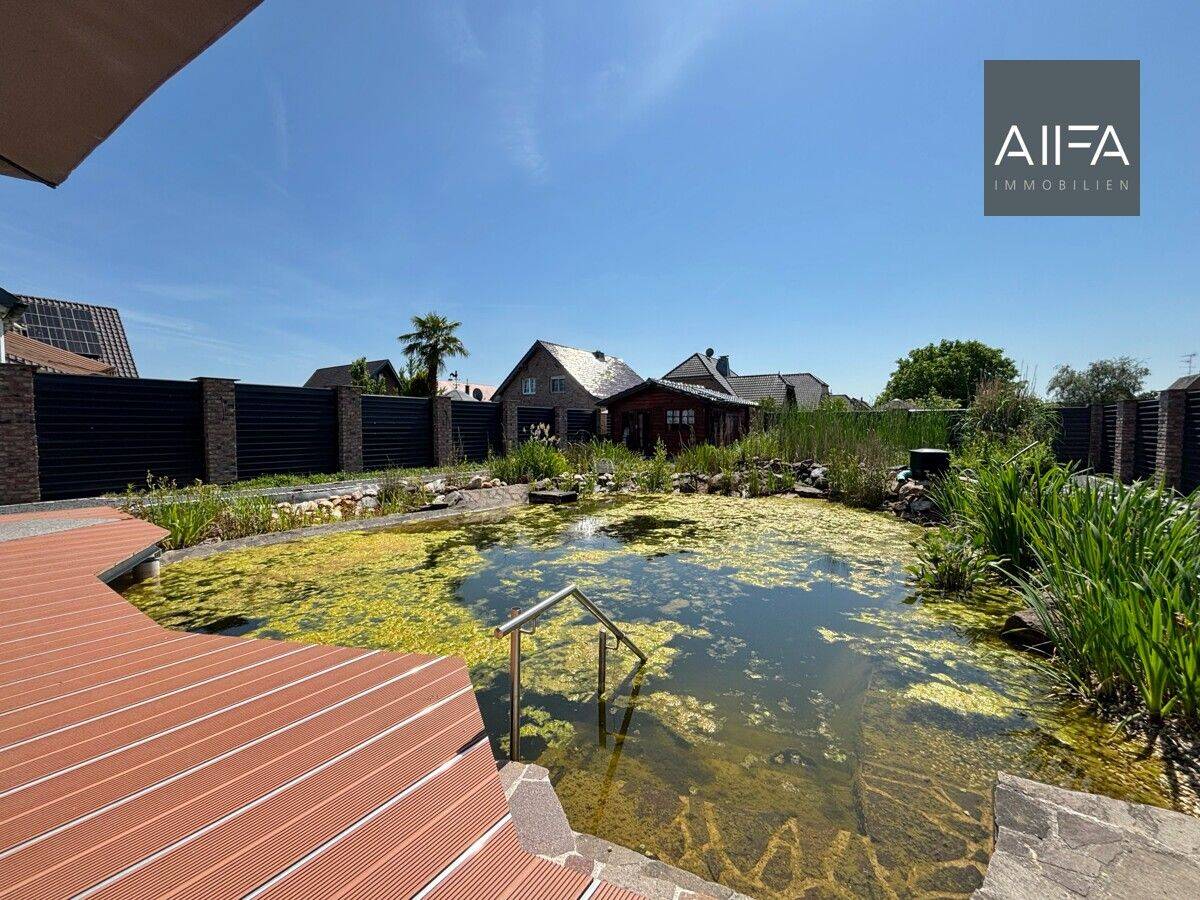 AllFa – Freistehendes Einfamilienhaus mit Traumgarten und Schwimmteich in Niederkrüchten-Elmpt!, 41372 Niederkrüchten