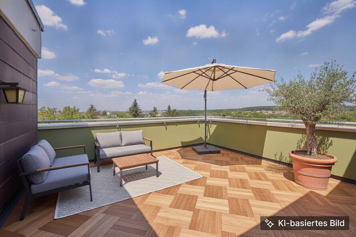 Penthouse mit Panoramablick in Top Lage, 64287 Darmstadt (Darmstadt)