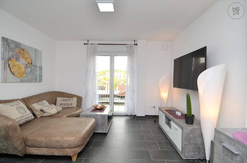 Möblierte, modern eingerichtete 3-Zimmer-Wohnung in Blaustein Internet incl., 89134 Blaustein