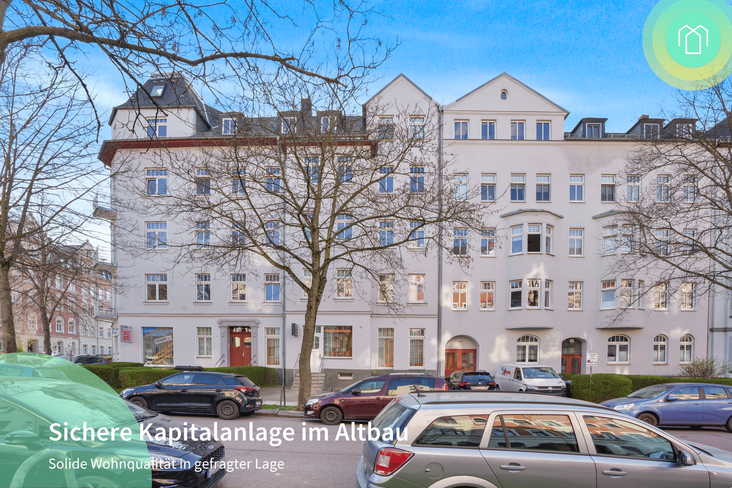 Vollvermietetes Mehrfamilienhaus in Chemnitz-Kaßberg – Charmante Anlage mit 2 Stellplätzen, 9112 Chemnitz (Altendorf Kaßberg Zentrum)