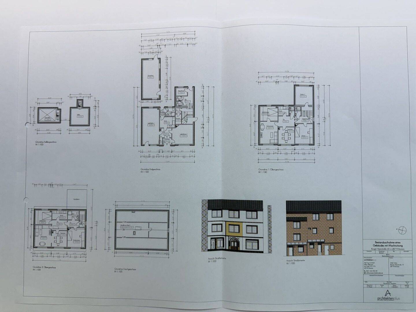 Dringender Verkauf-MFH Wohnhaus mit Garten und Baufläche, 28719 Bremen (Blockland Burg-Grambke Burgdamm Werderland)