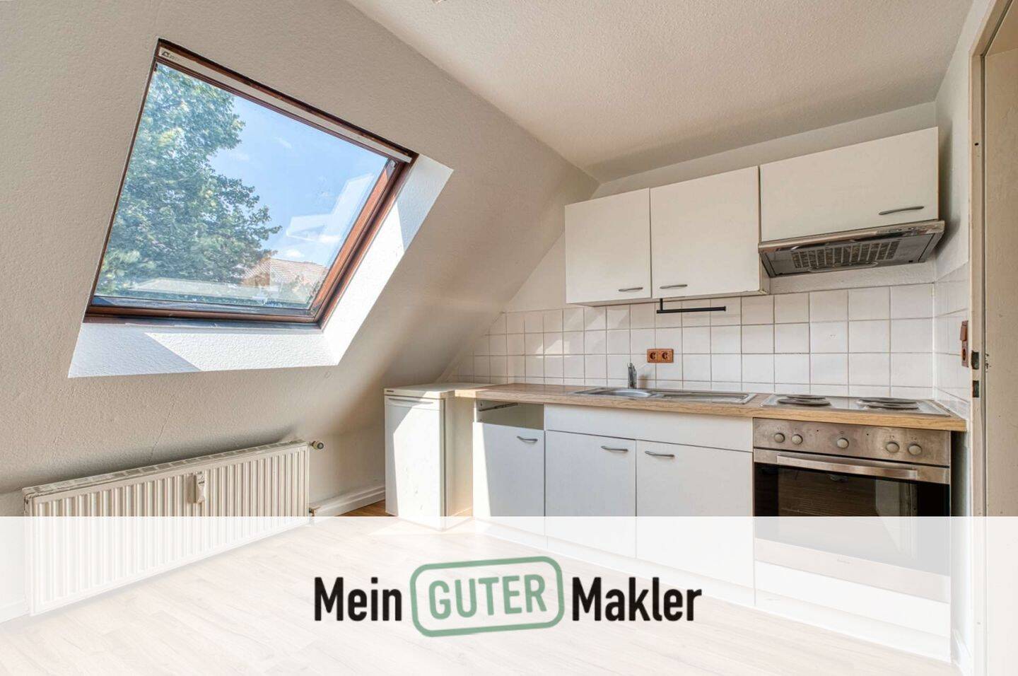 Helle 2-Zimmer-Dachgeschosswohnung mit Einbauküche und Charme in Bremen-Gröpelingen, 28239 Bremen (Gröpelingen Ohlenhof Oslebshausen)