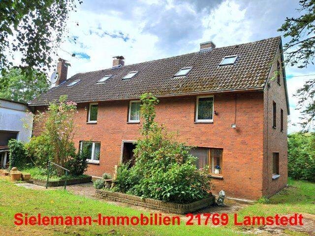 Wohnhaus mit Hallen auf großem Grundstück, 21787 Oberndorf