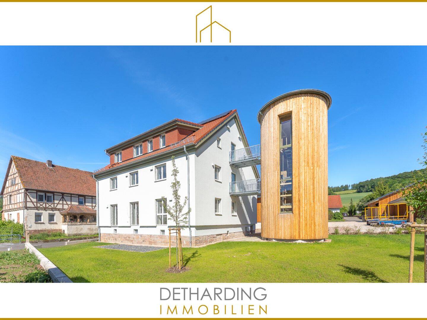 Exklusives Wohnen im Grünen – Hochwertig sanierte 2-Zimmer-Dachgeschosswohnung mit Neubaustandard, 34286 Spangenberg
