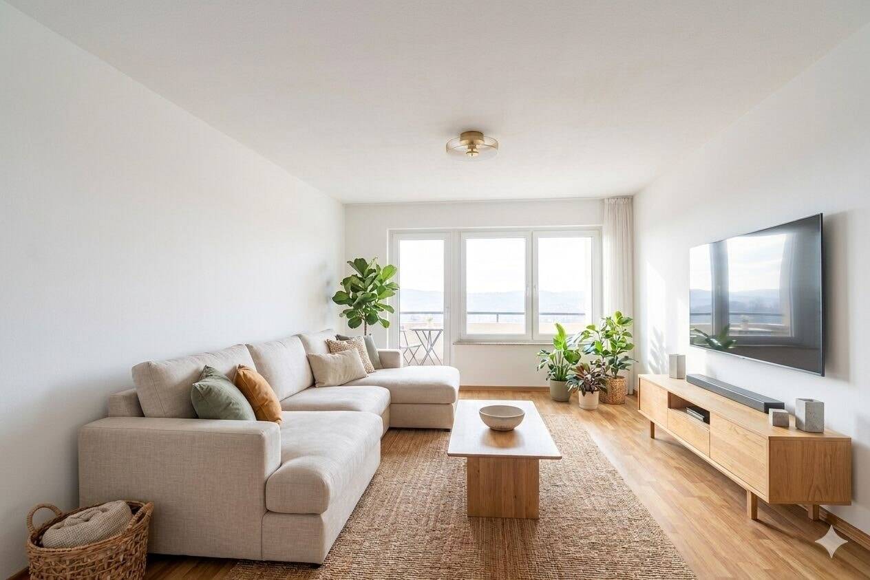 Etagenwohnung mit Balkon, Tiefgaragenstellplatz und grandioser Aussicht, 89134 Blaustein