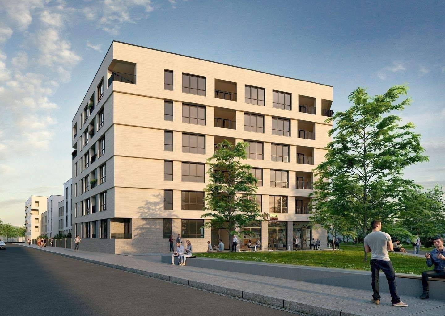 Zum Jahresende einziehen: 2 Zimmer-Neubauwohnung mit Einbauküche in bester Stadtlage, 90461 Nürnberg