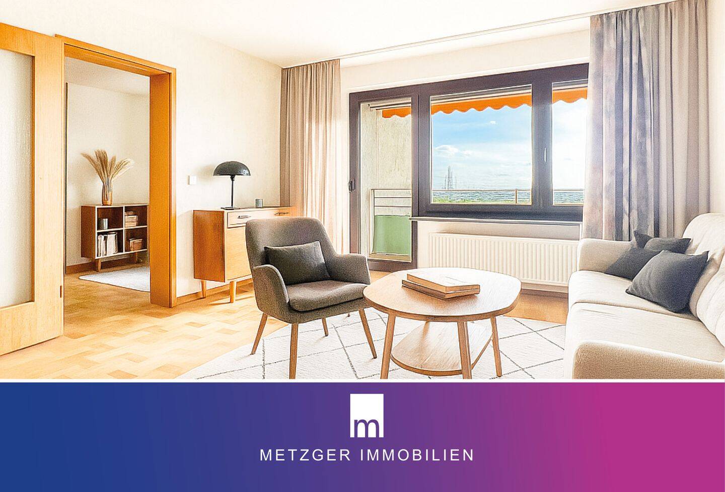 Gut geschnittene, helle 3,5 Zimmer-Wohnung mit Süd-Balkon – Sofort bezugsfrei, 73760 Ostfildern