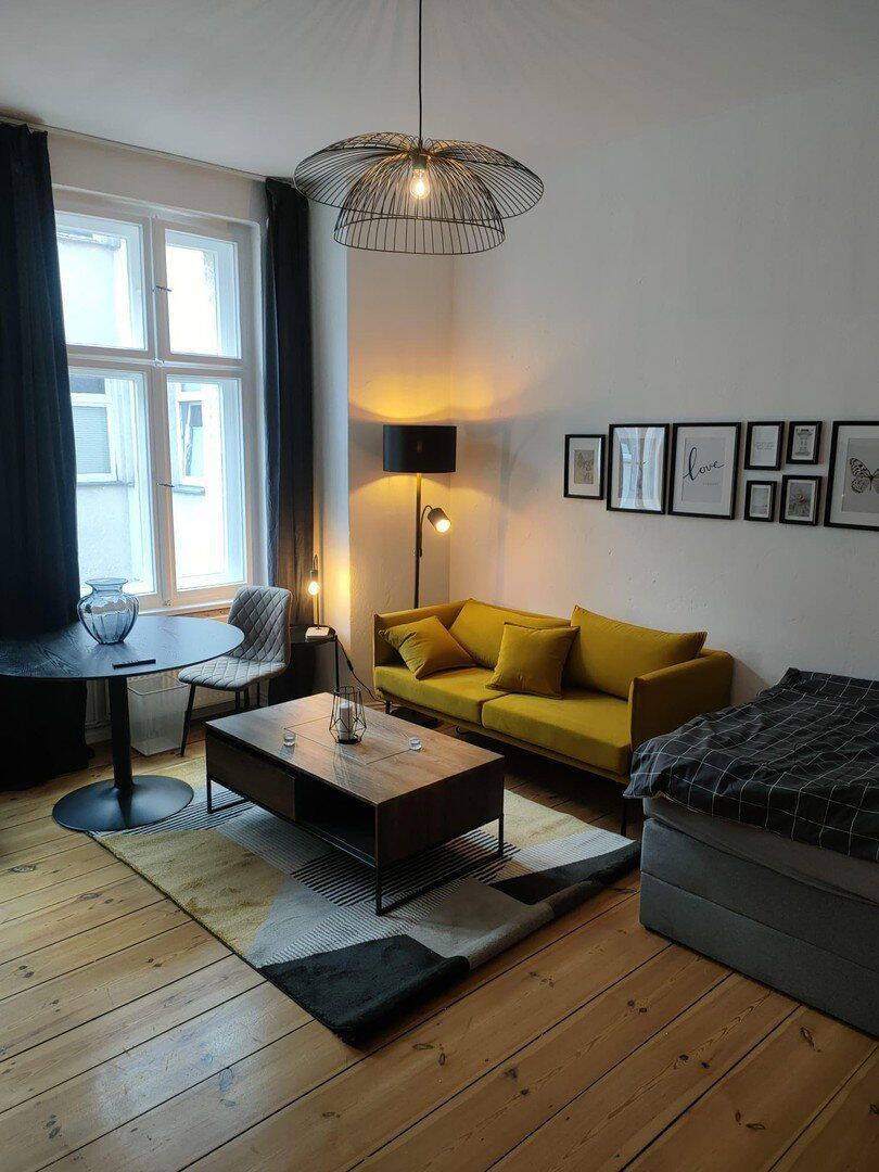Neu renoviert, voll möbliert, 1 Zi. Whg, all inclusive Miete, befristet, 10247 Berlin (Friedrichshain-Kreuzberg Friedrichshain Prenzlauer Berg)