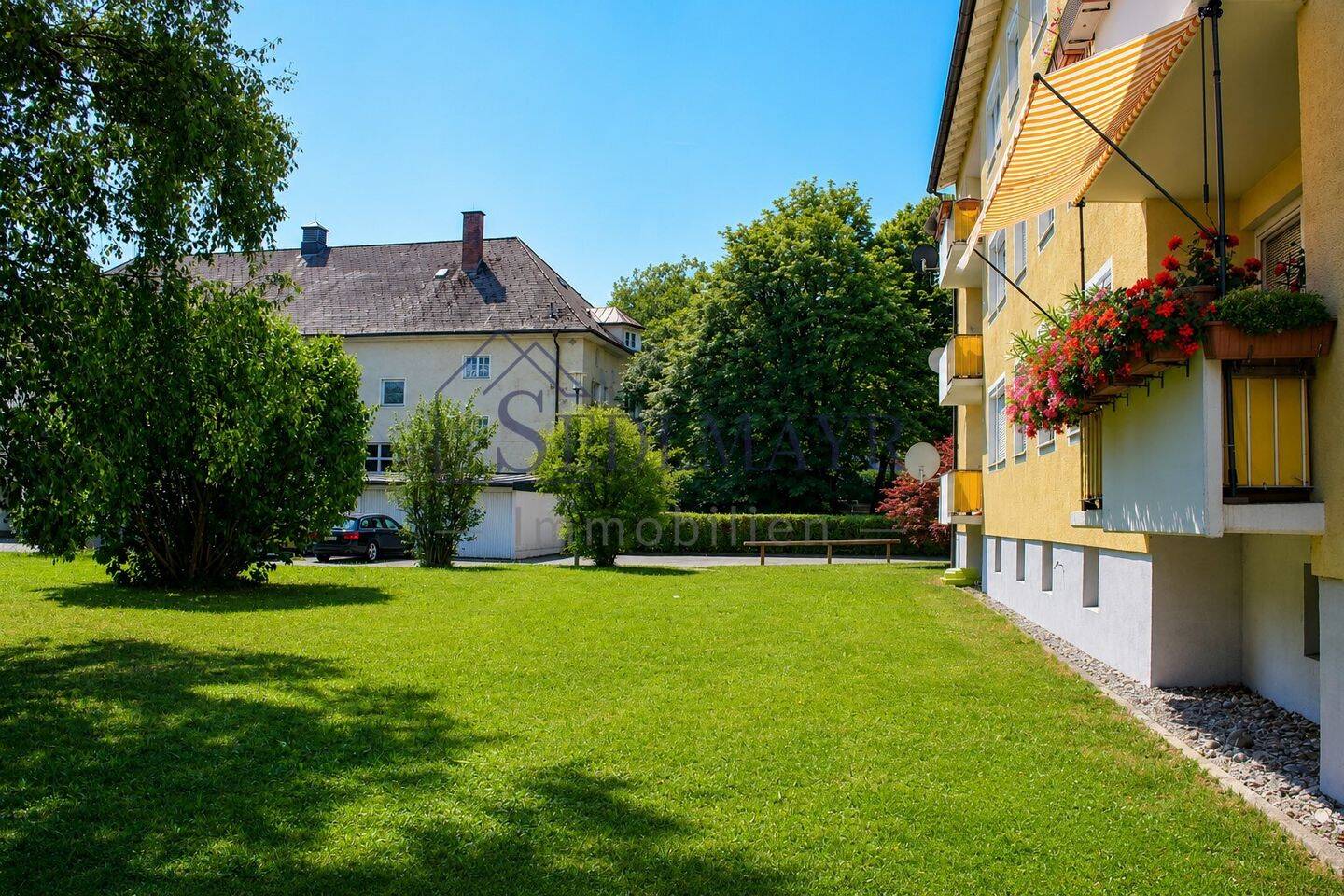 VERKAUF: 3-Zimmer-Wohnung mit Balkon, Garage und großem Gemeinschaftsgarten in ruhiger Lage!, 82380 Peißenberg