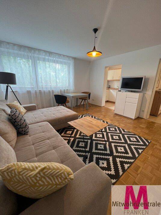 Modern und hochwertig möblierte 2-Zimmerwohnung, 90480 Nürnberg (Gleißhammer Mögeldorf Tiergarten Weichselgarten Zerzabelshof)