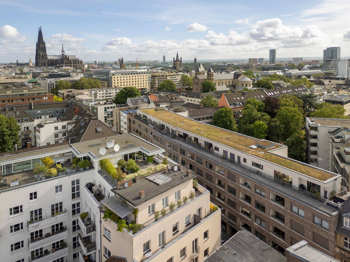 Penthouse-Refugium über den Dächern der Domstadt