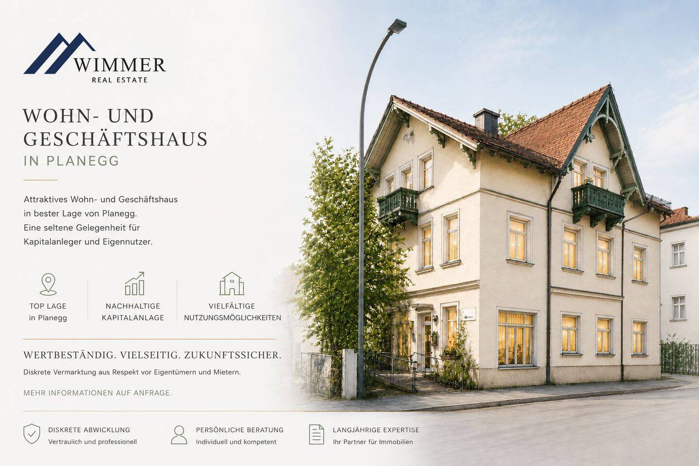 HISTORISCHES WOHN- & GESCHÄFTSHAUS IN PROMINENTER LAGE VON PLANEGG, 82152 Planegg