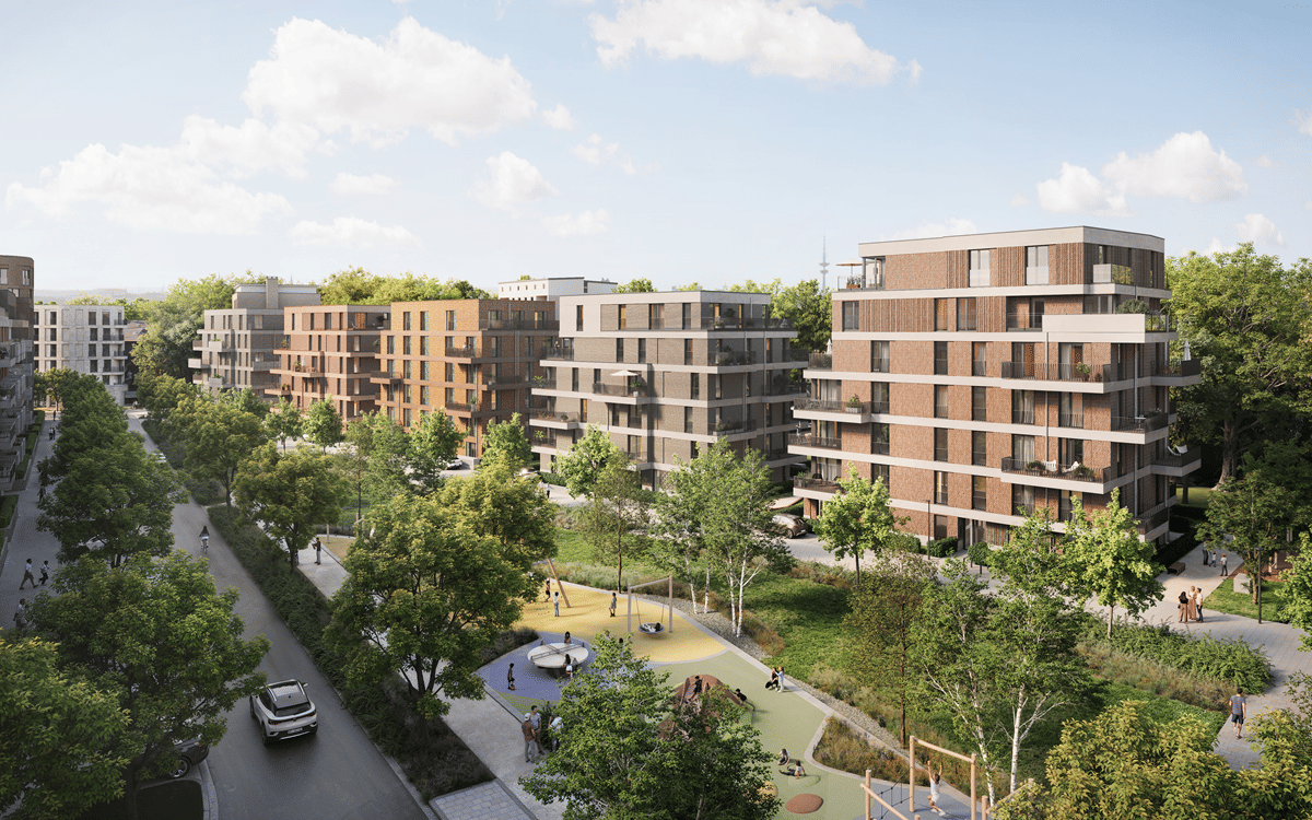 Neubauwohnung mit Perspektive, 22177 Hamburg (Wandsbek Bramfeld Steilshoop)