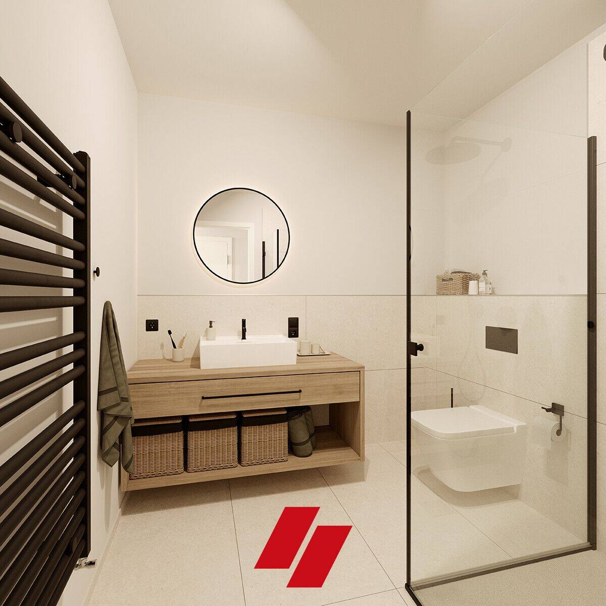 Neubau Erstbezug: Exklusive und hochwertig ausgestattete 2 Zimmer Wohnung im 2. OG in Haus B, 28207 Bremen (Hastedt)