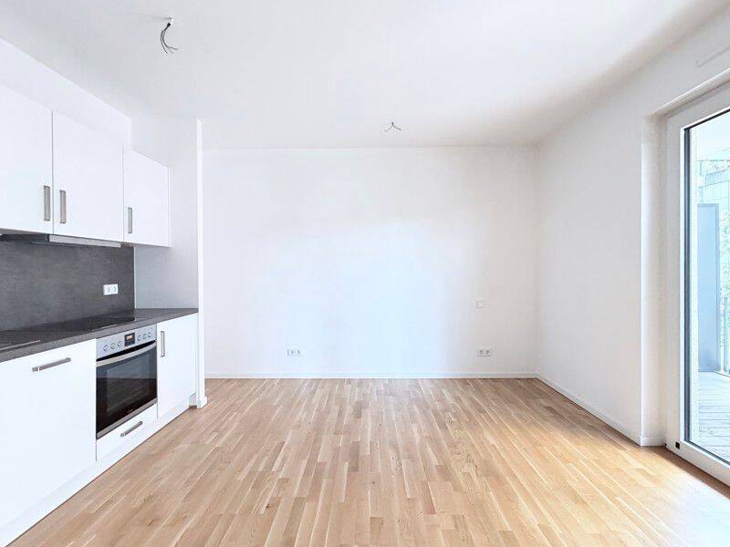 Praktisch geschnittenes 1-Zi.-Appartment mit Einbauküche und großem Balkon, 65203 Wiesbaden (Biebrich Mainz-Amöneburg Schierstein)